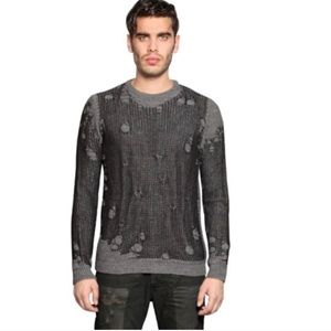 Diesel Net Overlay Sweater